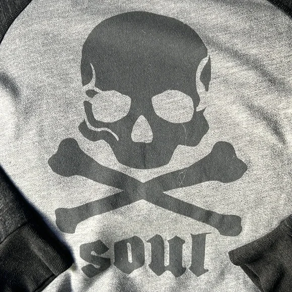 Soul cycle grey sweatsuit crew neck with elastic ankle jogger - Picture 3 of 10